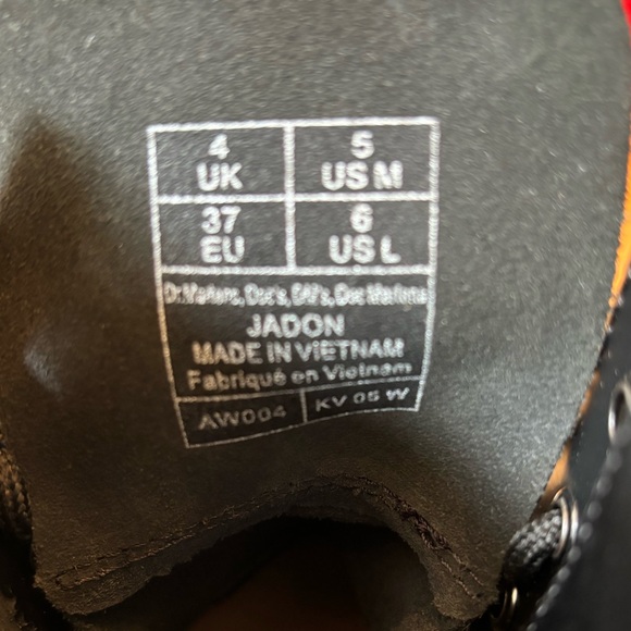 1460 Dr Marten Polka Dot Lace up Boots Size 6 - Picture 5 of 6